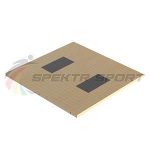 Купить Помост тяжелоатлетический 3х3х0,1м, рез. амортизаторы 1х0,5х0,04м в Ясном 