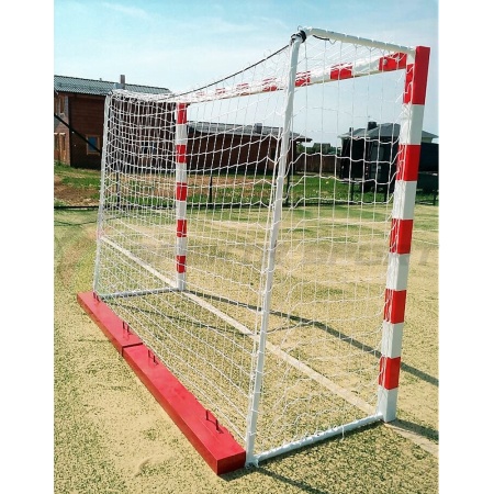 Купить Ворота мини-футбольные без сетки 2х3х1 м. (добровольный серт.) с накидным противовесом 25 кг в Ясном 