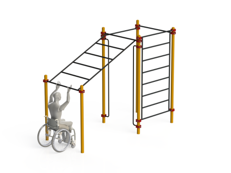Купить Спортивный комплекс для инвалидов-колясочников WRK-D15_76mm в Ясном 