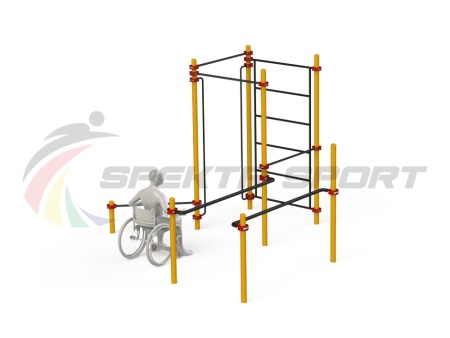 Купить Спортивный комплекс для инвалидов-колясочников WRK-D18_76mm в Ясном 